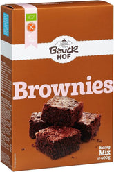 Mezcla para hornear brownies sin gluten BIO 400 g - BAUCK HOF
